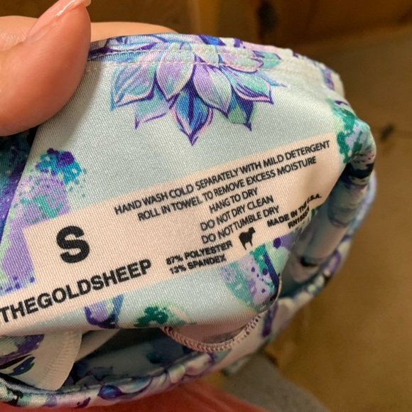 NWT Goldsheep Succulent Cactus Plant Legging S - Picture 8 of 11